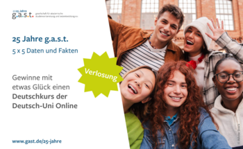 Imagebild für die Verlosung zu 25 Jahren g.a.s.t. 