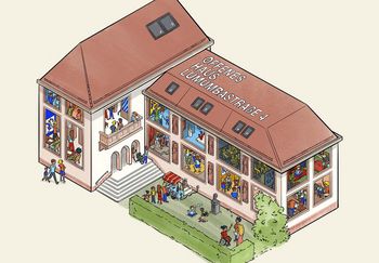 Illustration Offenes Haus Lumumbastraße, Leipzig